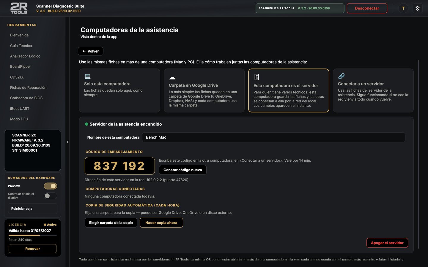 Mac y PC en las mismas fichas